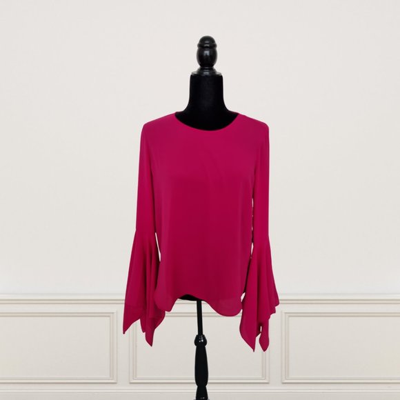 New Vince Camuto Pink Tunic Bell Sleeve Style - Picture 1 of 4